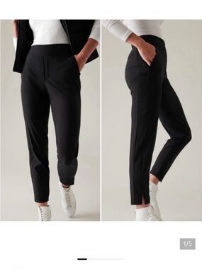 Athleta Brooklyn Ankle Pant 8 Black